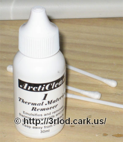 ArctiClean 1 - Thermal material remover. Used to clean the heatsinks and CPU/GPU cores. Removes old thermal compound.